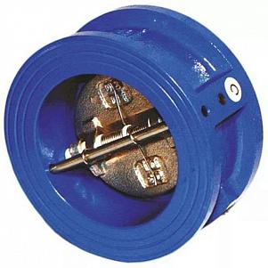 Клапан обратный двустворчатый м/ф Dendor Ду200